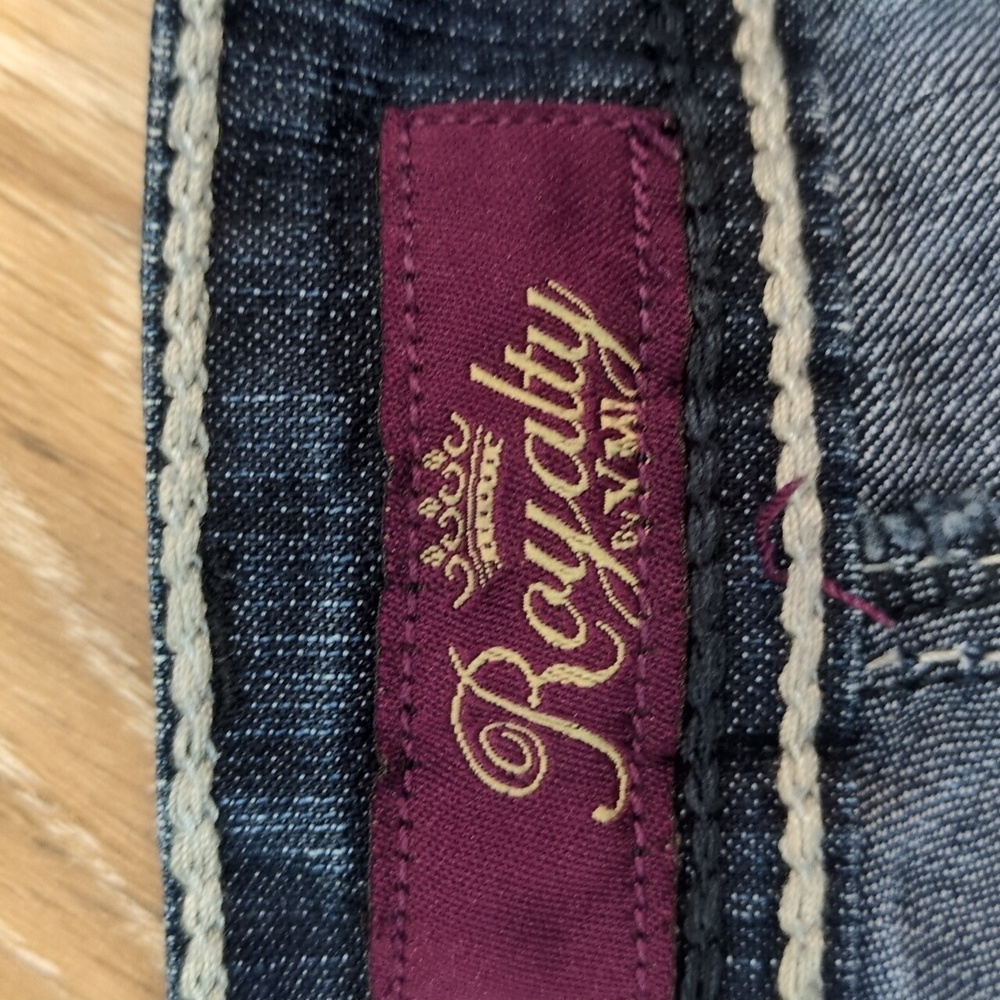 ❤️👖😃 Royalty Dark Blue Women's Capris size 8 ❤️👖😃 - Picture 5 of 11